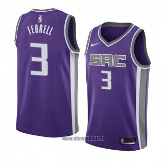 Maillot Sacramento Kings Yogi Ferrell No 3 Icon 2018 Volet