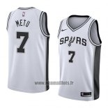 Maillot San Antonio Spurs Chimezie Metu No 7 Association 2018 Blanc