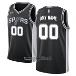 Maillot San Antonio Spurs Personnalise Icon 2017-18 Noir