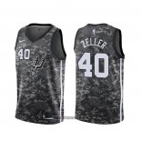 Maillot San Antonio Spurs Tyler Zeller NO 40 Ville Camuflaje