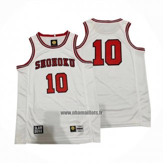 Maillot Shohoku Sakuragi NO 10 Blanc