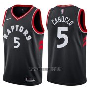 Maillot Tornto Raptors Bruno Caboclo No 5 Statement 2017-18 Noir