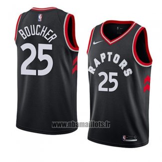 Maillot Tornto Raptors Chris Boucher No 25 Statement 2018 Noir