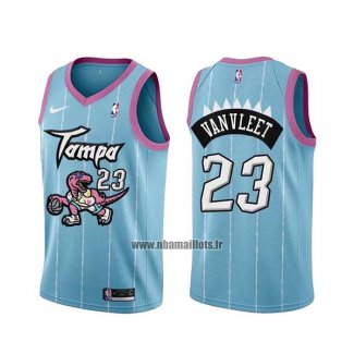 Maillot Tornto Raptors Fred Vanvleet NO 23 Ville 2020-21 Rosa Bleu