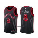 Maillot Tornto Raptors Malachi Flynn No 8 Statement 2020-21 Noir