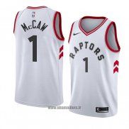 Maillot Tornto Raptors Patrick Mccaw No 1 Association 2018 Blanc