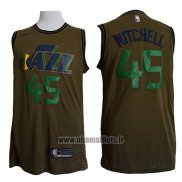Maillot Utah Jazz Donovan Mitchell No 45 Nike Vert