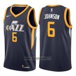 Maillot Utah Jazz Joe Johnson No 6 Icon 2017-18 Bleu