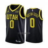 Maillot Utah Jazz Talen Horton-tucker NO 0 Statement 2022-23 Noir