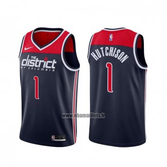 Maillot Washington Wizards Chandler Hutchison No 1 Association 2020-21 Bleu