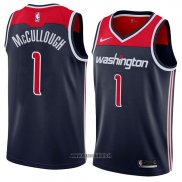 Maillot Washington Wizards Chris Mccullough No 1 Statement 2018 Noir