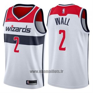 Maillot Washington Wizards John Wall No 2 Blanc 2017-18 Blanc
