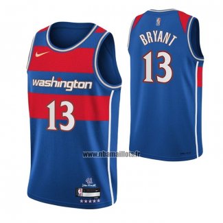 Maillot Washington Wizards Thomas Bryant NO 13 Ville 2021-22 Bleu