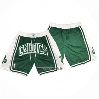 Short Boston Celtics Ville Just Don Vert