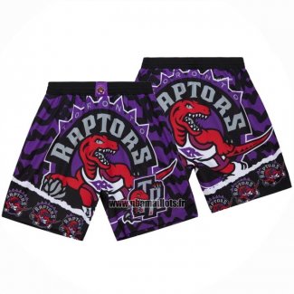 Short Tornto Raptors Mitchell & Ness Noir Volet