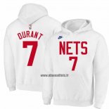Veste a Capuche Brooklyn Nets Kevin Durant Classic 2022-23 Blanc