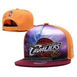 Casquette Cleveland Cavaliers Snapback Orange Rouge