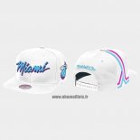 Casquette Miami Heat Mitchell & Ness Blanc