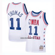 Maillot All Star 1985 Isiah Thomas No 11 Blanc