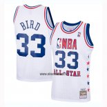 Maillot All Star 1985 Larry Bird No 33 Blanc