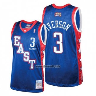 Maillot All Star 2004 Allen Iverson NO 3 Bleu