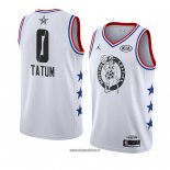 Maillot All Star 2019 Boston Celtics Jayson Tatum No 0 Blanc