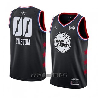 Maillot All Star 2019 Philadelphia 76ers Personnalise Noir