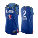 Maillot All Star 2020 Los Angeles Lakers Anthony Davis No 2 Authentique Bleu