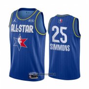Maillot All Star 2020 Philadelphia 76ers Ben Simmons No 25 Bleu