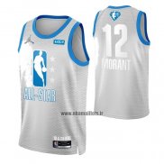 Maillot All Star 2022 Memphis Grizzlies Ja Morant NO 12 Gris