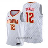 Maillot Atlanta Hawks De'andre Hunter No 12 Association Blanc