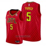 Maillot Atlanta Hawks Jabari Parker No 5 Statement Rouge