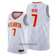 Maillot Atlanta Hawks Nene No 7 Association 2019-20 Blanc