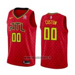 Maillot Atlanta Hawks Personnalise Statement 2018-19 Rouge