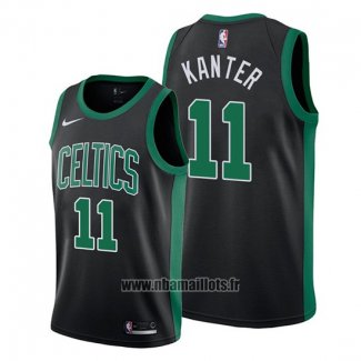 Maillot Boston Celtics Enes Kanter No 11 Statement Noir