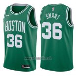 Maillot Boston Celtics Marcus Smart No 36 Swingman Icon 2017-18 Vert