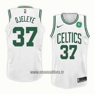 Maillot Boston Celtics Semi Ojeleye No 37 Association 2018 Blanc