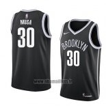 Maillot Brooklyn Nets Dzanan Musa No 30 Icon 2018 Noir