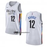 Maillot Brooklyn Nets Joe Harris NO 12 Ville 2022-23 Blanc