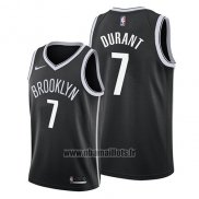 Maillot Brooklyn Nets Kevin Durant No 7 Icon 2019 Noir