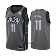 Maillot Brooklyn Nets Kyrie Irving No 11 Statement 2019-20 Gris