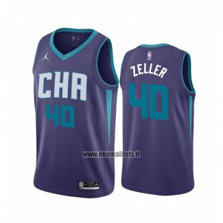 Maillot Charlotte Hornets Cody Zeller No 40 Statement Edition Volet