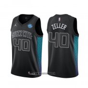 Maillot Charlotte Hornets Cody Zeller NO 40 Ville Noir