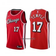 Maillot Chicago Bulls Garrett Temple NO 17 Ville 2021-22 Rouge