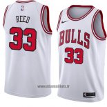 Maillot Chicago Bulls Willie Reed No 33 Association 2018 Blanc