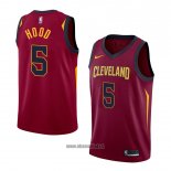 Maillot Cleveland Cavaliers Rodney Hood No 5 Icon 2018 Rouge