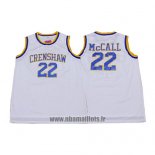 Maillot Crenshaw Quincy Mccall No 22 Blanc