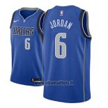 Maillot Dallas Mavericks Deandre Jordan No 6 Icon 2018 Bleu