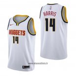 Maillot Denver Nuggets Gary Harris NO 14 Association Blanc