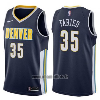 Maillot Denver Nuggets Kenneth Faried No 35 Icon 2017-18 Bleu